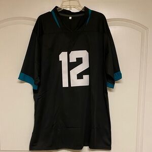 Hunter Black and Teal Men's Jersey